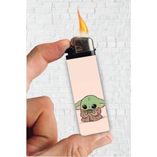 Sevimli Baby Yoda Temalı Gazlı Çakmak, Hediye ve Koleksiyon Için Ideal