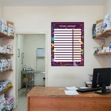 Akıllı Kağıt Yapışkanlı Veteriner Fiyatlistesi  (Model- 17)