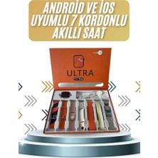 Zero Land Sptrns 7 Kordonlu Akıllı Saat Plastik Kordon Hasır Kordon Çelik Kordon