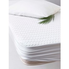 Altınbaşak 200 x 200 Cm. %100 Pamuk Fitted Su Geçirmez Sıvı Geçirmez Yatak Koruyucu Yatak Alez