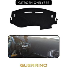 Normadia Cıtroen C-Elysee & Peugeot 301 Uzun Torpido Koruma Aksesuarı Siyah Kenar