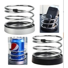 Midkan Yaylı Bardaklık Bardak Içeçek Tutucu Siyah