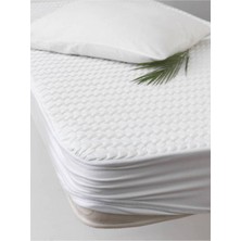 Altınbaşak %100 Pamuk Kapitone Sıvı Geçirmez Fitted Tek Kişilik Alez 100X200