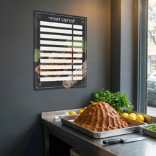 Akıllı Kağıt Yapışkanlı Çiğköfteci Fiyatlistesi  (Model- 13)