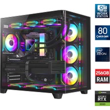 Turbox Xeon E5-2698 V4 Çift Işlemcili 80 Çekirdek 256GB 1tb Nvme RTX3050 Workstation Oem Paket