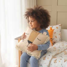 Aslan Figürlü Dekoratif Uyku Arkadaşı Yastık – Jungle Serisi Safari Temalı Çocuk ve Bebek Odası