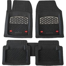 Normadia Platinyum Siyah 4d Havuzlu Oto Paspas Takımı, Renault Megane 1995-2002