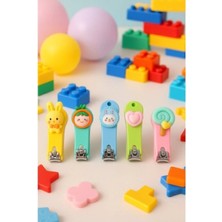 Marsilyan 1 Adet Sevimli Çocuk Tırnak Makası Seti – Renkli ve Güvenli Karakterli Tırnak Çakısı