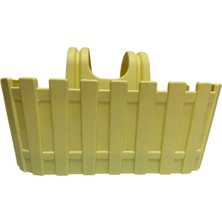 Kapital Plastik Saksı Iç ve Dış Mekan Çiçekliği 30 cm