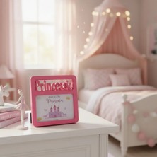 Hediye Vakti Çocuklara Özel Prens & Prenses Fotoğraf Çerçevesi – Pembe Prenses & Mavi Prens Tasarımlı 10X15 cm Çocuk Çerçevesi