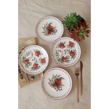 Keramika Kerramika Nar Ege Pasta Tabağı 20 cm 4 Adet 23800-01