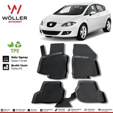 Normadia 2005-2012 Seat Leon 3D Havuzlu Paspas, Koruma ve Şıklık Sağlar