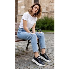 Punto 431150 Topuğu Taşlı Spor Ayakkabı