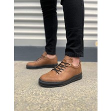 Zapatos JY152 Cool Bağcıklı Cilt Erkek Günlük Spor Klasik Ayakkabı Cst - Taba
