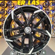 Bk Jant 4 Adet BK-5788 6.5*15 4*108 ET25 65.1 Black Mack Jant (Takım)