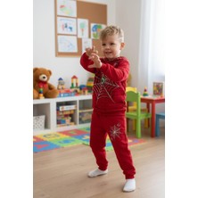 Gigas 2 Ip Işıklı Örümcek Adam Kapüşonlu Maskeli Erkek Çocuk Takım