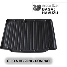 Elorcar Renault Clıo 5 Hb 2020 - Sonrası 3D Bagaj Havuzu