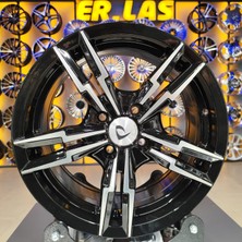 Bk Jant 4 Adet BK-5007 6.5*15 4*100 ET35 73.1 Black Mack Jant (Takım)