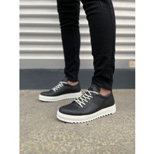 Zapatos JY152 Cool Bağcıklı Cilt Erkek Günlük Spor Klasik Ayakkabı Cbt - Siyah