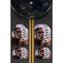 Normadia Lüx Desenli Otomobil Paspas Takımı, Yıkanabilir ve Evrensel 4'lü Set