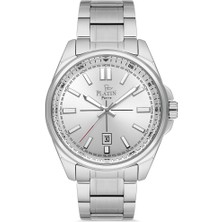 Platin Pierre HDS-PL-1223GA-A1 Çelik Kordon Takvimli Erkek Kol Saati