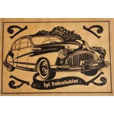 Normadia 50 Adet Oto Paspas Kağıdı, 120G, 35X50CM, Baskılı, Kalın, Klasik Araba