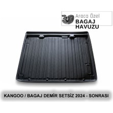 Elorcar Renault Kangoo / Bagaj Demir Setsiz 2024 - Sonrası 3D Bagaj Havuzu