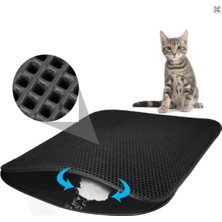 UltraMint 42X60 cm Delikli Kedi Tuvalet Önü Paspası, Pratik ve Şık Tasarım