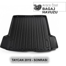 Elorcar Porsche Taycan 2019 - Sonrası 3D Bagaj Havuzu