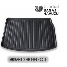 Elorcar Renault Megane 3 Hb 2009 - 2016 3D Bagaj Havuzu