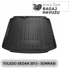 Elorcar Seat Toledo 2013 - 2019 3D Bagaj Havuzu
