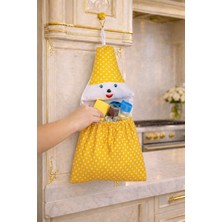 ALAS Mutfak Tezgah Üstü Organizer Düzenleyici Sarı Poşetlik