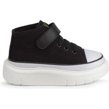 Buckhead BUCK4490 Axel Kız Çocuk Sneaker Ayakkabı Siyah Düz Tabanlı Günlük Kullanım İçin