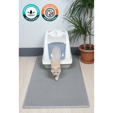 UltraMint Yumuşak ve Konforlu 60X110 cm Kedi Tuvalet Önü Paspası