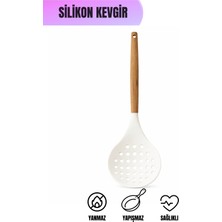 Van Vleck Silikon Kevgir – Isıya Dayanıklı Yapışmaz Süzgeç Kepçe, Tencere ve Tava Dostu