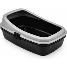 UltraMint Elektrikli Akıllı Kedi Tuvaleti Açık Kasa, Sıçrama Önleyici, Kolay Temizleme