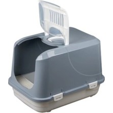 UltraMint Büyük Boy Kapalı Kedi Tuvaleti, Koku Filtreli ve Kürek Hediye!