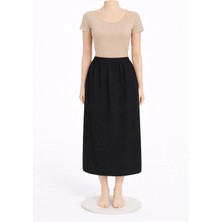 Belpa Jüpon Kombinezon Astar, Uzun Tam Boy Etek Astarı, Içlik Astar