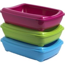 UltraMint Yumuşak Kenarlı Kedi Tuvalet Kabı ve Kürek Seti, Temizlik ve Konfor