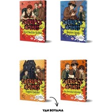 Dokuz Çocuk Sherlock Holmes 4 Kitaplık Koleksiyon Seti - Yan Boyamalı Özel Seri