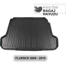 Elorcar Renault Fluence 2009 - 2019 3D Bagaj Havuzu