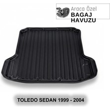 Elorcar Seat Toledo 1999 - 2004 3D Bagaj Havuzu