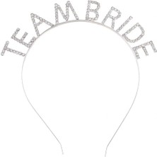 Najmaddin Gümüş Kaplama Kristal Taşlı Team Bride Taç