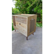 UltraMint Kapalı Kedi Tuvaleti, Tırmalama Detaylı, Konforlu ve Güvenli Tasarım