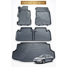 Black Gold Honda Civic 2007-2011 Uyumlu 3D Oto Paspas ve Bagaj Havuzu Set Premium