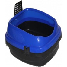 UltraMint Kedi Kumu Kabı, Izgaralı Tasarım, Kum Sıçrama Önleyici, Hediye Kürek