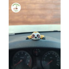 Normadia Sevimli Hareketli Tembel Hayvan Sloth Araba Süsü, Eğlenceli Dekorasyon