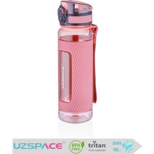 Uzspace Silikon Gövde Trıtan Su Matarası - 800 Ml.