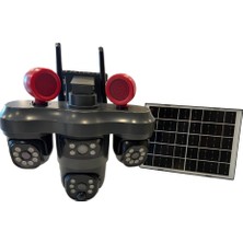 OEM Solar Güvenlik Kamerası Türkçe 4g Sim Kartlı Ptz Hareketli Gece Görüşlü Güneş Panelli Yapay Zeka Destekli Kamera RX-55GNS