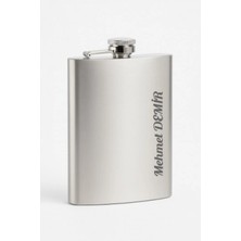 Marsilyan Kişiye Özel Paslanmaz Çelik Cep Matarası – 9 oz Retro & Klasik Erkek Hediye